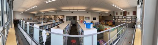 Stacks and creative play area of the Children's Wing.