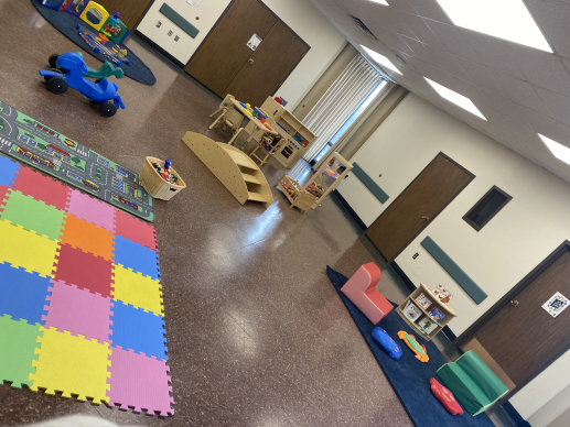 Photo of FPL playgroup space April 2024.