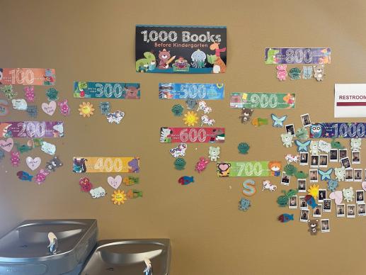 1000 Books Before Kindergarten Wall