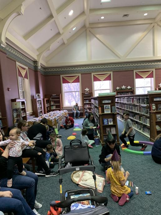 Families playing during a Parent Child Workshop