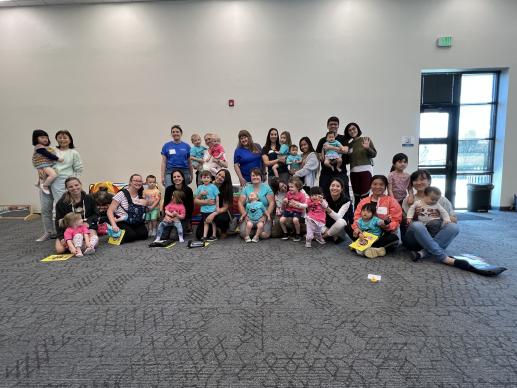 Eagle Public Library Group Photo 1st Parent Child Workshop 4.2023