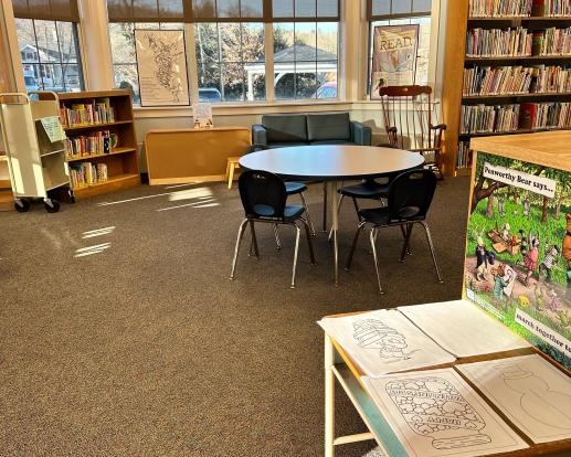 Early Childhood Section of the library's Children's Room