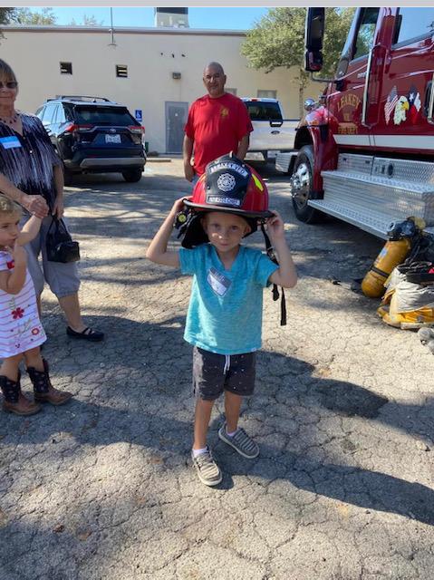 Young Fireman in Training