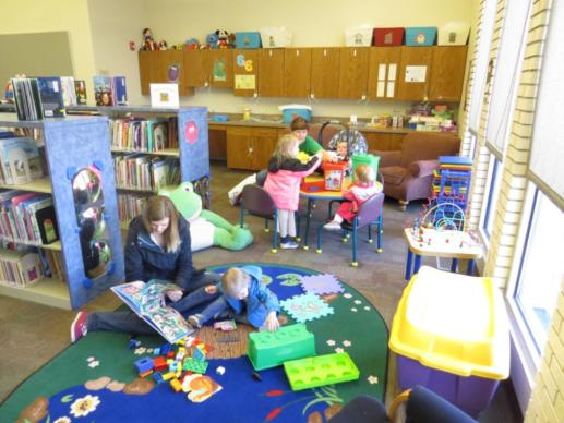 Enjoying the Children's Room after Story Time