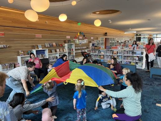 Storytime at the Half Moon Bay Library 