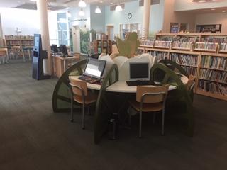 Children's area at the Cummings library