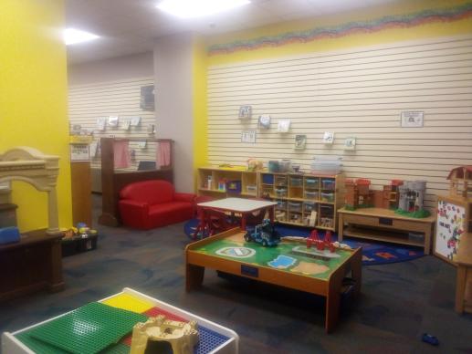 Family Place Library at Mengle Memorial Library for families with preschool children.